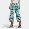 Adidas X Stella McCartney High-Waist Printed Casual Sweatpants Women Bottoms Green HA8965