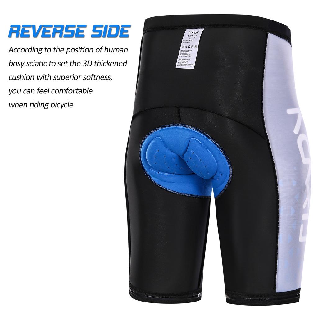 Мужской комплект велосипедного трикотажа Lixada, дышащие быстросохнущие шорты с короткими рукавами и мягкой подкладкой для велоспорта MTB