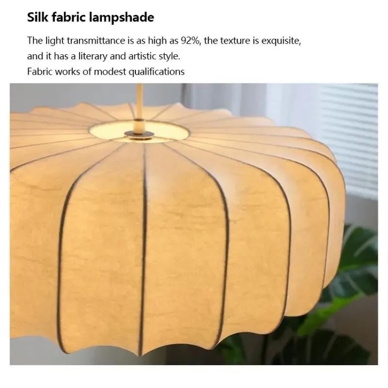 Creative Home Decor Chandeliers for Clothing Store Bar Chinese Retro Silk Led Pendant Lamps Dining Room Table Lighting Luminaire