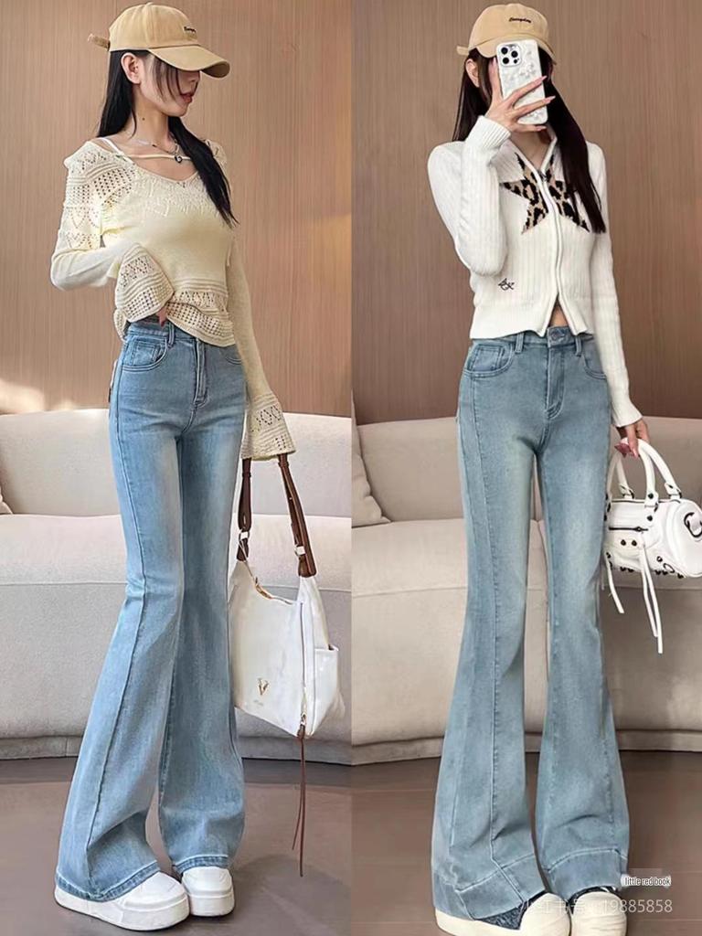 Женские джинсы с широкими штанинами и высокой талией из тенсела, лето 2025: Супермягкое, Длины до пола, Стройнящее и Драпирующееся.