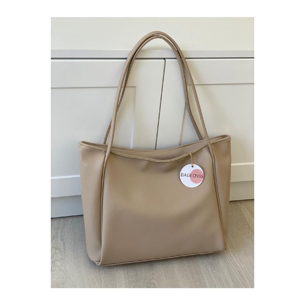 Large Size Soft Leather Women's Bag