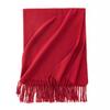 Cashmere Feel Scarf Autumn and Winter Korean Imitation Cashmere Girls High End Shawl Warm Scarf