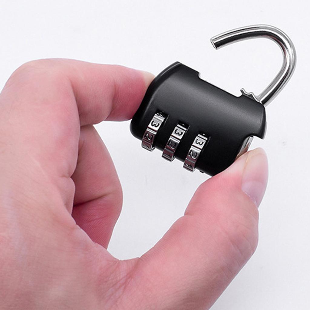 Компактный дорожный замок для рюкзака, багажа и сумок. Практичный замок для чемодана из цинкового сплава, устойчивый к царапинам.