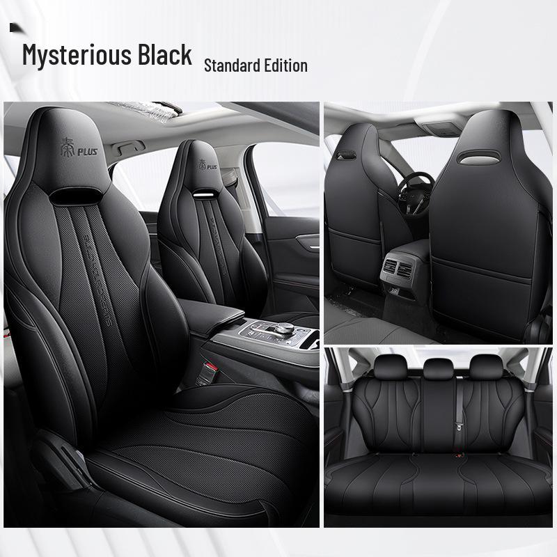 Спортивный кожаный чехол на сиденье DJGY для BYD Qin PLUS - Всесезонная подушка