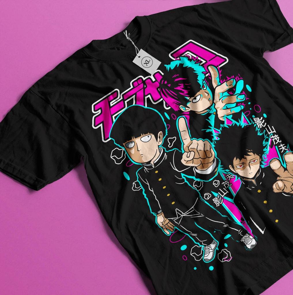 Mob Psycho 100 Manga Strip Anime Manga Gift Unisex Shirt T-Shirt All Size
