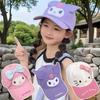 Sanrio Куроми мультяшная бейсболка для защиты от солнца летняя УФ-защита милая повседневная стильная дышащая регулируемая шляпа от солнца