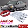 Для Toyota Avalon XX30 2005 ~ 2012 Хромированная внешняя дверная ручка, автомобильные аксессуары, набор накладок, 2006 2008 2009 2010 2011