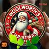 Винтажная жестяная табличка Woolworths Christmas Store Ретро Санта Железный настенный декор Праздничная Рождественская вечеринка