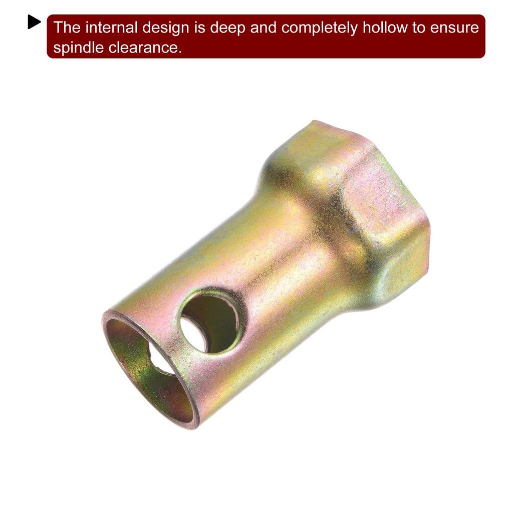 Uxcell Impact Socket Drive Spindle Nut Wheel Bearing Socket, Wrench, Socket, 52mm, 6-Point