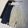 Japanese Plus Size Elastic High Waist Relaxed Wide Leg Pants - Spring/Summer Collection