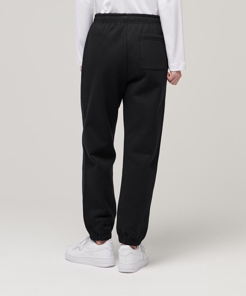 MUSINSA STANDARD WOMAN Женские утепленные спортивные штаны [Черный]