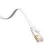 SANWA SUPPLY LAN Cable CAT7 Ultra Flat (3m) 10Gbps/600MHz Gigabit Ethernet Cable Anti-Claw RJ45 Connector White KB-FLU7-03W