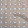 oneOone Ткань Cotton Flex Light Green с геометрическим узором и ромбами, вышитая крестиком, напечатанная ткань по ярдам 40 дюймов