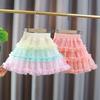 Girls' Half Length Skirt Summer Dress Princess Versatile Children's Tutu Skirt Girls' Baby Puff Skirt Short Skirt