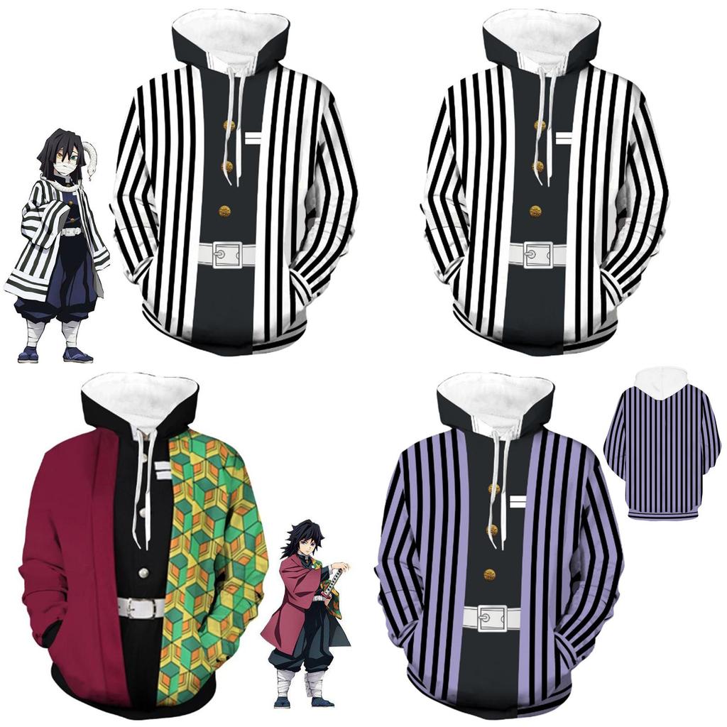 Худи 3D Slayer Kimetsu No Yaiba из удобного мягкого материала**