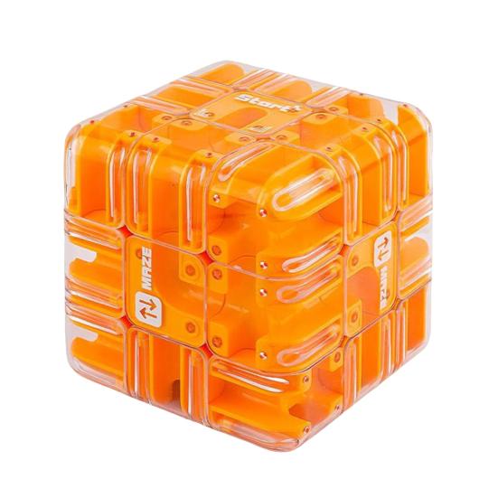 1/2 шт. 3D Головоломка Лабиринт Куб Головоломка 3x3 Лабиринт с перекатывающимся шариком Снятие стресса Тренировка логического мышления Ручной лабиринт с бусинами Обучающая игрушка