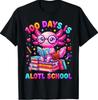 100 Days Is Alotl School Axolotl Girls 100 Days of School T-Shirt