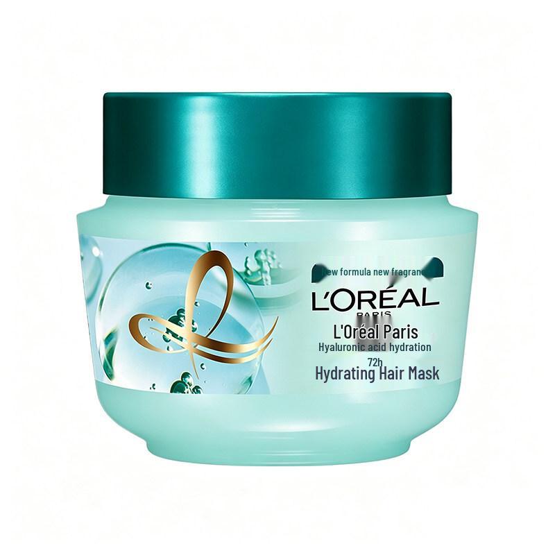 L'Oréal Hyaluronic Acid Hair Mask 250ml: Hydrates, Smooths, and Refreshes from Root to Tip with Long-Lasting Fragrance.