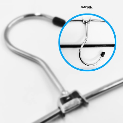 siawadeky 5-Tier Pants Hanger, Set of 2, Non-Marking, Wrinkle-Resistant, 360 Rotating, Multi-Functional Storage, Suitable for Clothes Storage, Compac