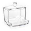 Acrylic Makeup Organizer Cotton Pad Swab Storage Box For Cotton Swabs Rod Case Holde Cosmetics Jewelry Organizer With Lid