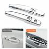MARCHFA Door Knob Cover and Door Handle Garnish Set for Suzuki Swift & Swift Sport 4th Generation (2016-2023) - Chrome Silver