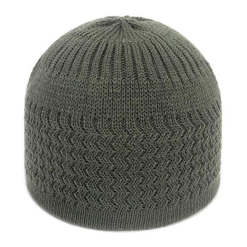 Повседневные вязаные мусульманские мужские молитвенные шапки зимние теплые шапки исламский Рамадан