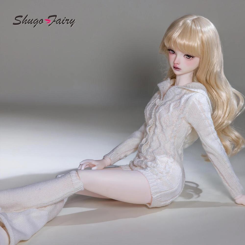 BJD кукла 1/4 Кака Х ШугаФейри MSD Полный комплект Крутой Повседневный Раскрепощенная Леди Худи Коса Свитер Комплект одежды Шаровые шарниры