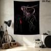 Franxx Zero Two Wall Tapestry Aesthetic Wall Hanging Printed Fabric Blanket Decorative Tapestries For Bedroom Living Room Home Decor