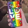 LGBT Rainbow Gay Lesbian Phone Cover Galaxy A53 5G Case For Samsung A54 A55 A52S A51 A71 A73 A72 A55 A42 A35 A32 A33 Black Cases