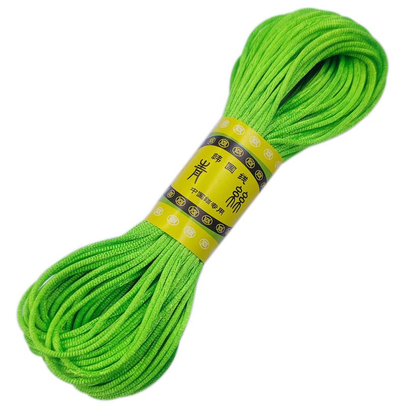 Высококачественный браслет, плетеная веревка, новая, 20 м/рулон, 2 мм, нить, китайский узел, сделай сам, кисточки, шнур макраме, нить Шамбала, ювелирные аксессуары