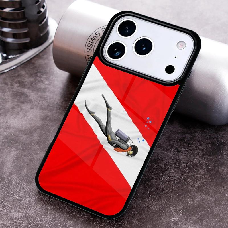 Чехол для телефона для дайвинга, дайвера, акулы, для iPhone 17 16 15 14 13 12 11 Pro Max Plus 17Air, мягкий силиконовый чехол