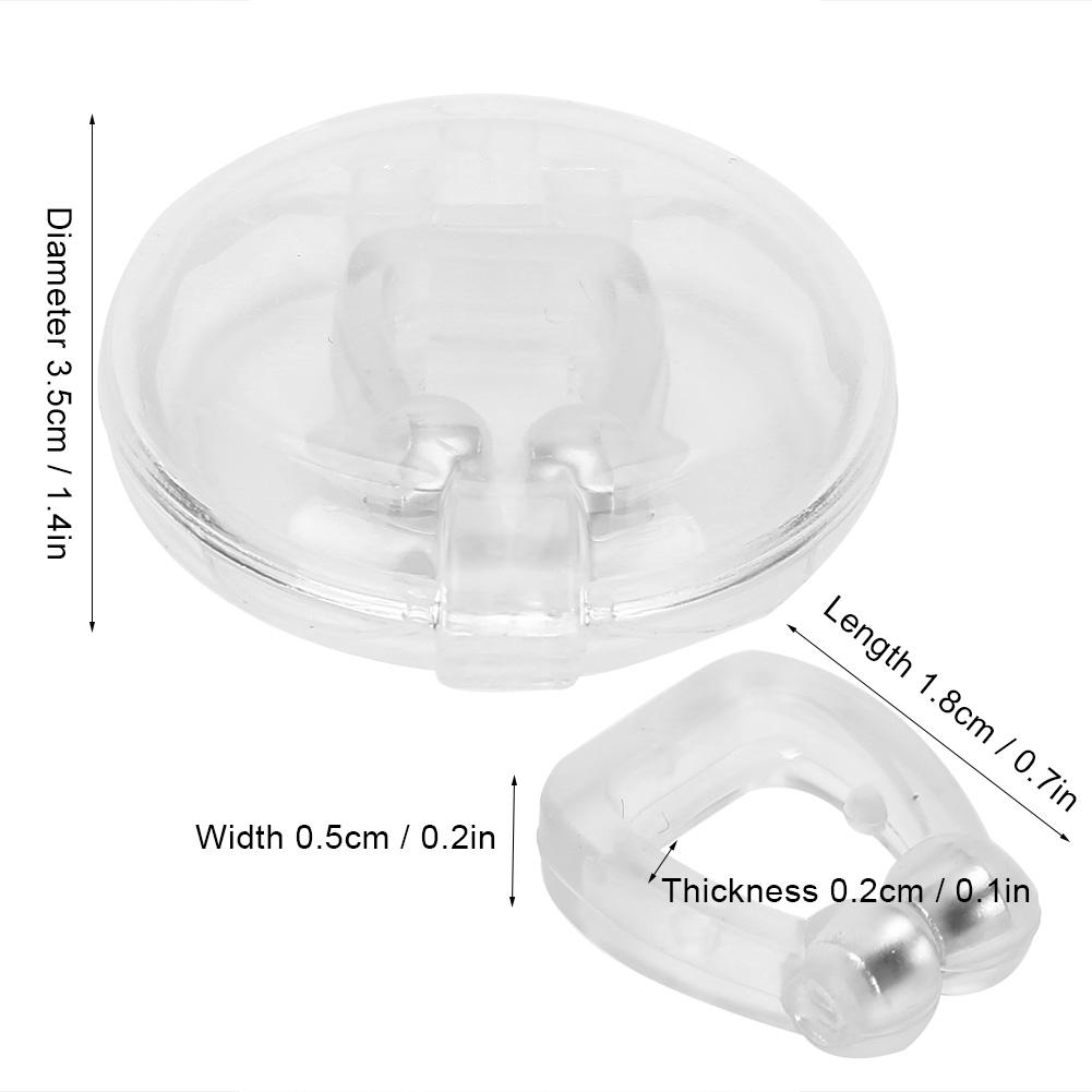 10 шт. Устройства против храпа Силиконовые Мягкие Портативные Магнитные для Сна