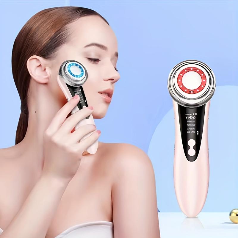 1pc Electric Facial Massager for Wrinkles & Anti-Aging - Rechargeable USB Charged Skin Care Device with High-Quality Conduction Head