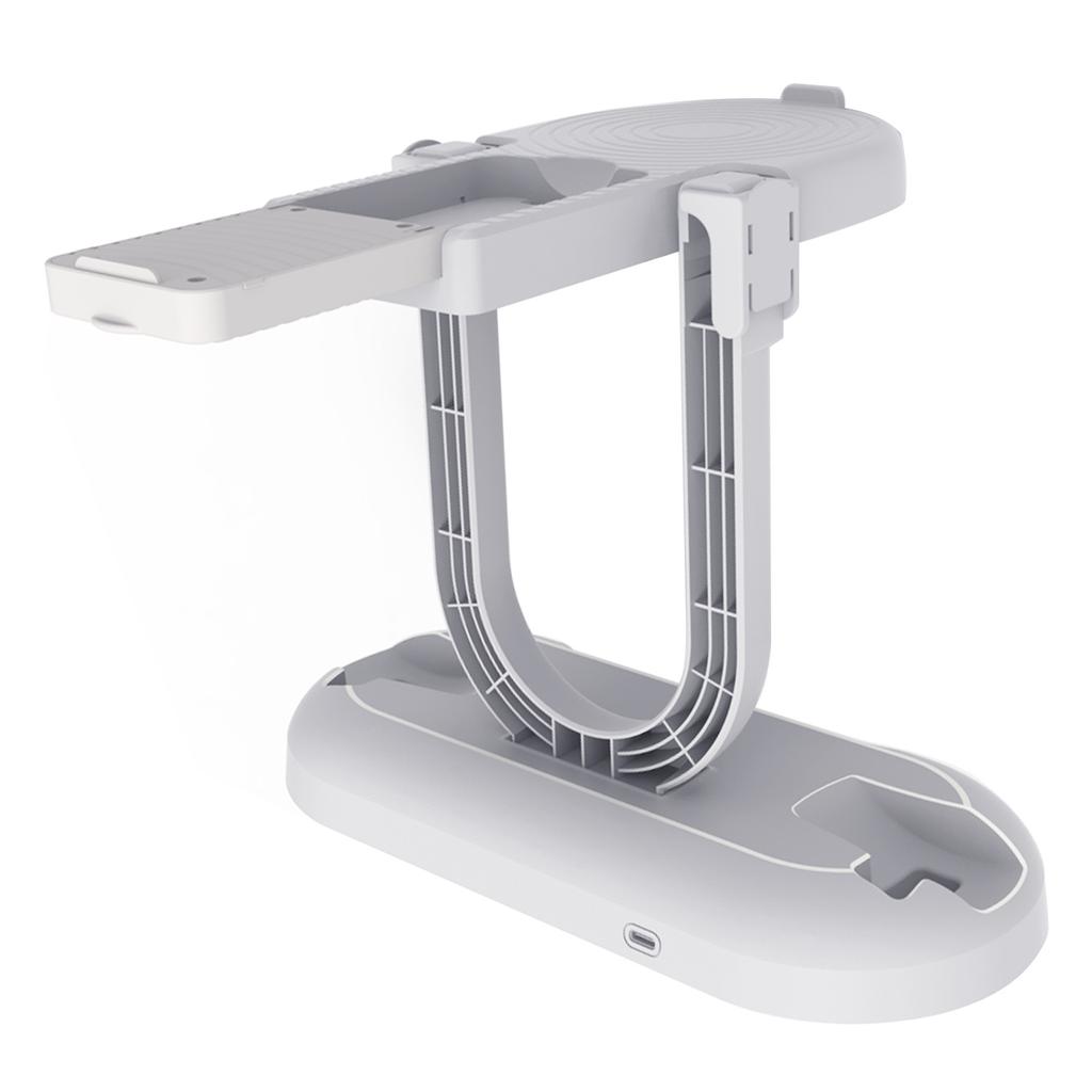 Зарядная док-станция для гарнитуры VR. Подставка для зарядки с хранилищем игровых аксессуаров. Качественный компактный материал из АБС-пластика. Используется для PS-VR2.