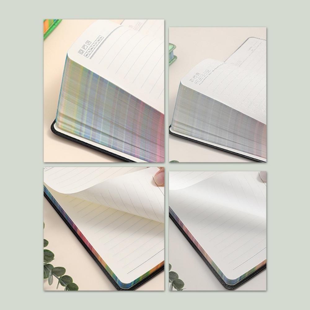 360 Page Laser Gradient Notebook A5 Student Hardcover Loose-leaf Notebook School Supply
