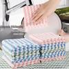 Non-Stick Cationic Dishcloth: Lint-Free, Water-Absorbent, Thick Rainbow Kitchen Cleaning Cloth
