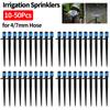10-50Pcs Drip Spray Emitter Adjustable 360 Degree Water Flow Sprinkler Irrigation Garden Watering Drippers System for 4/7mm Hose
