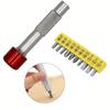 180 Degrees Red Hat Reinforced Screwdriver Durable PH0 PH1 PH3 T15 T20 T25 Non-slip Screwdriver Magnetic Compact
