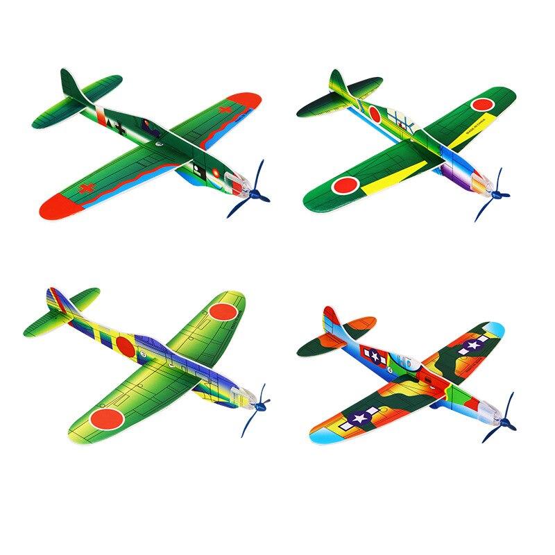 10pcsd Foam Outdoor Hand Aircraft Aviation Model Thrown Glider