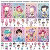 s New 8/16/24Pcs Cute KPop Demon Hunters Puzzle Stickers Make a Face Cartoon For DIY Phone Laptop Luggage Graffiti Decals