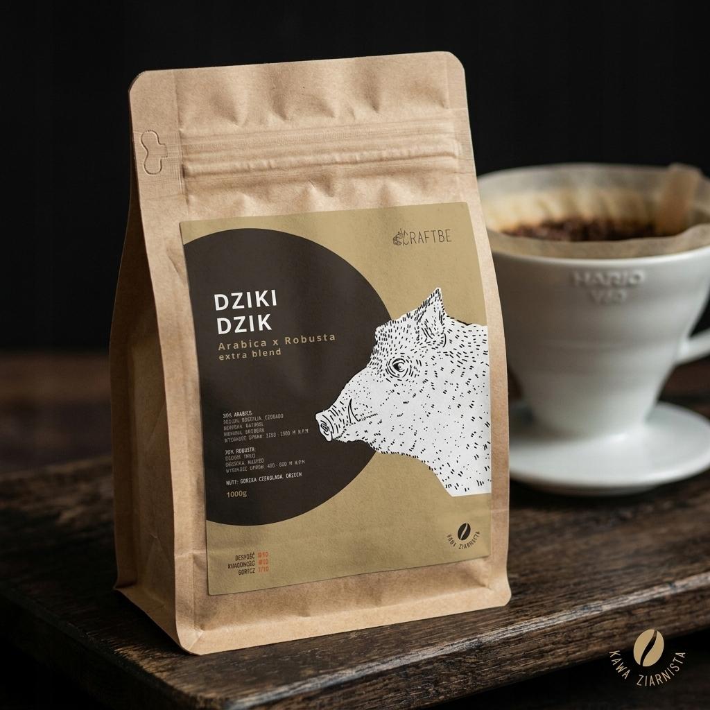 Craftbe kawa ziarnista dziki dzik 250g