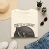 Statue of Liberty Coin Graphic T-and Kids Tshirt | 1971 Liberty Design