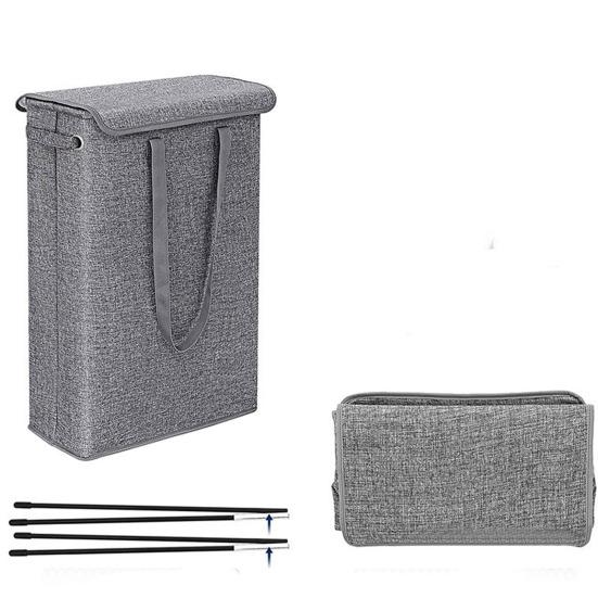 Yousheng Laundry Storage Bag with Ergonomic Handle Foldable Design Dustproof Large Capacity Clothes Organization Laundry Basket