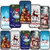 Чехол для телефона Samsung Galaxy S25 S24 S23 iPhone 16 15 Xiaomi Redmi Note 14 13 12 16E 11 Pro Max OPPO Moto Huawei Tree Gift Merry Christmas Deer Cover