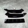 Передний Сплиттер Губа Спойлер Бампера Для Volkswagen Scirocco MK3 R-line GTS 2008-2014 Диффузор Блестящий Черный Дополнительный Обвес Тюнинг Авто