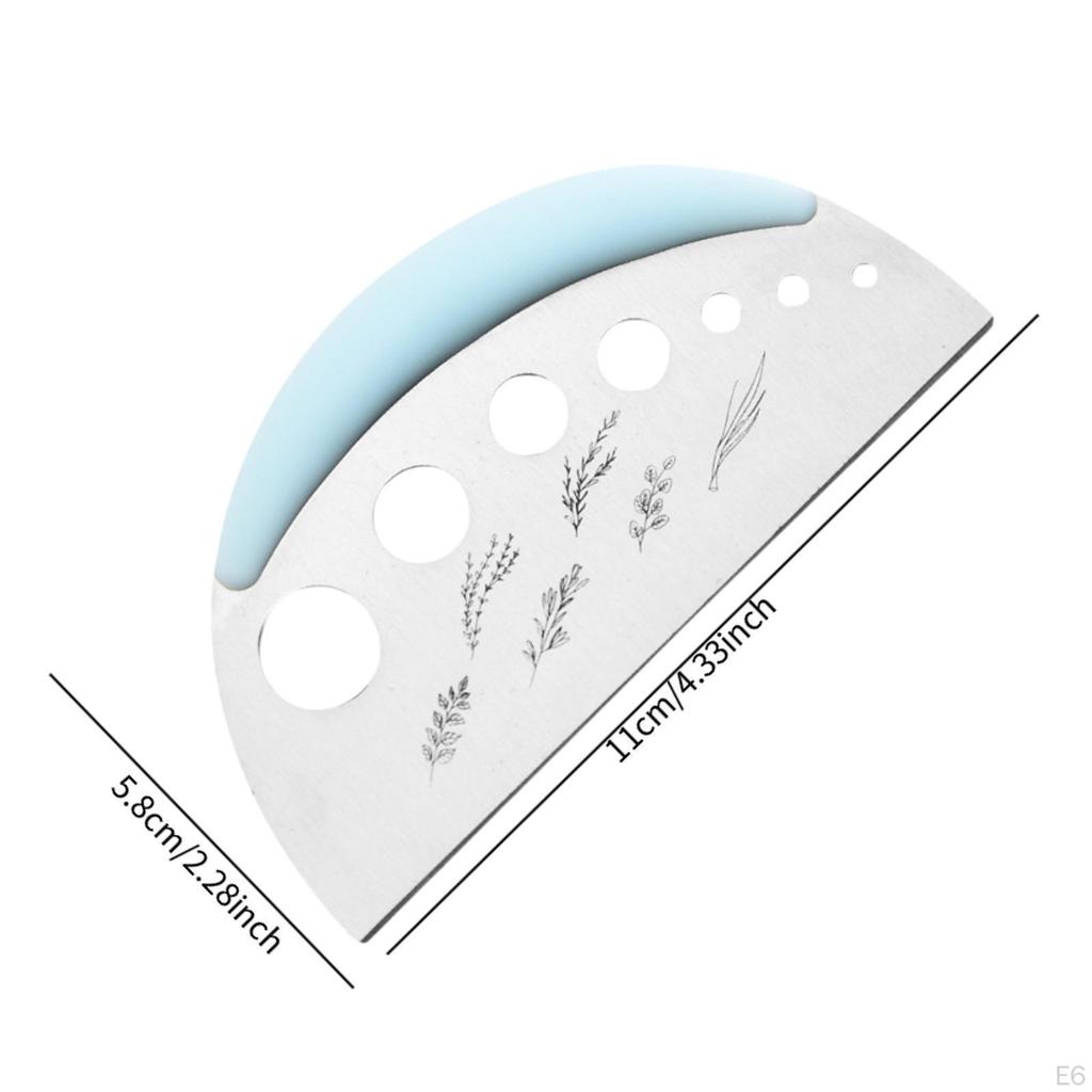 Измельчитель трав с 7 отверстиями, 2 в 1, овощечистка, быстрое удаление листьев тимьяна