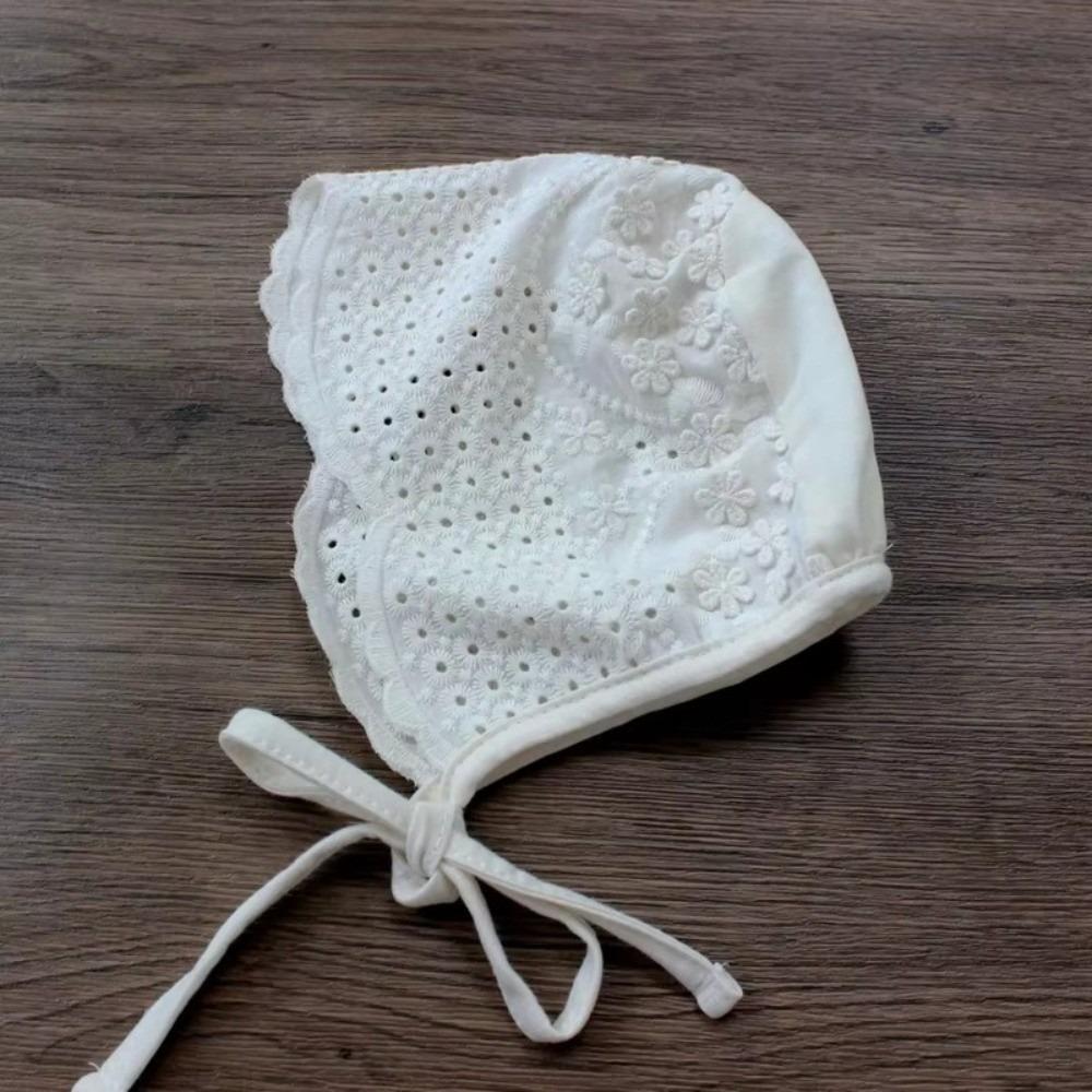 Adjustable Baby Lace Hats Cotton Newborn Cap Fashion Toddler Sun Hat Outdoor