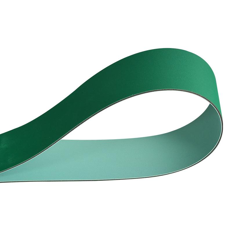 Double-sided Green Rubber Conveyor Belt For Paper Tuber Equipment Straw Machine Wear-resistant Anti-slip Transmission Belts
