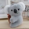 Delightful Koala Plush Keychain Fashionable Keyring Soft And Huggable Design