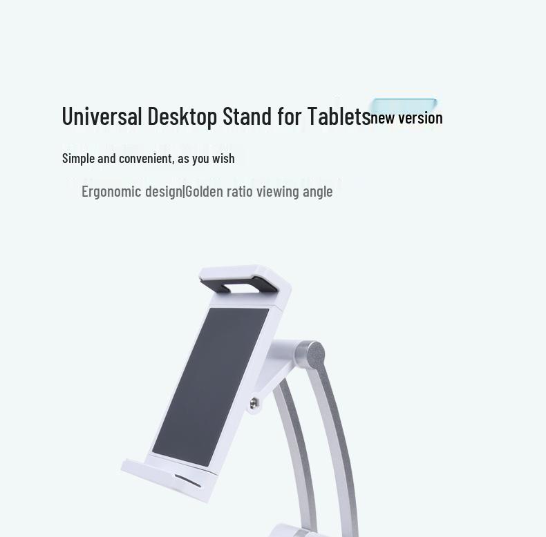 Adjustable Tablet & Phone Stand for 4-15 Inch Devices - Ideal for iPad & Live Streaming